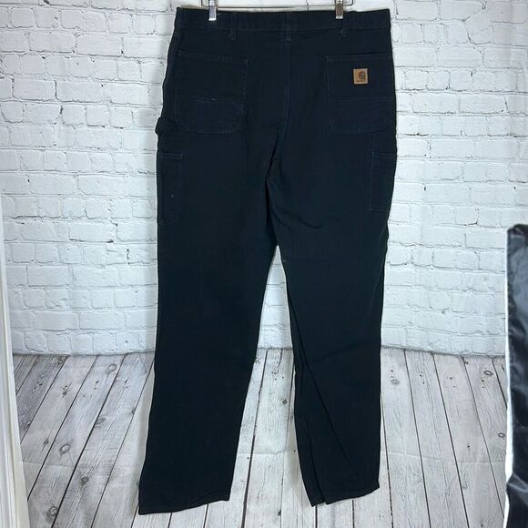 Carhartt Men’s Utility Work Pant Washed Duck Dungaree fit Pants W40 x L38 B11 - Picture 7 of 10